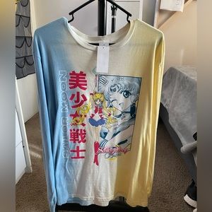 Sailer moon long sleeve tee.